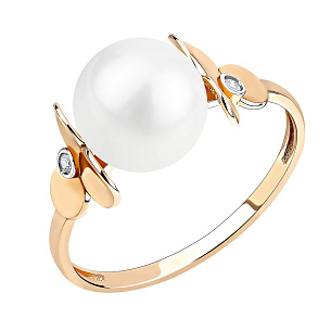 Кольцо из красного золота