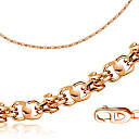 Браслет ручной работы из красного золота, плетение кавай