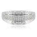 Кольцо из белого золота с бриллиантами