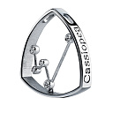 Подвеска из белого золота с бриллиантами