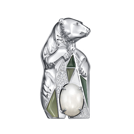 Брошь из серебра