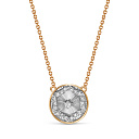 Колье из красного золота с бриллиантами