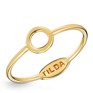 Кольцо из желтого золота