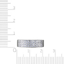 Кольцо из серебра с фианитом