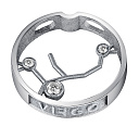 Подвеска из белого золота