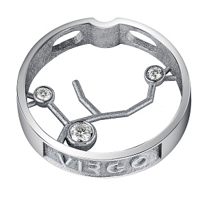 Подвеска из белого золота