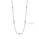 Колье из белого золота с бриллиантами