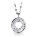 Колье из серебра с фианитом