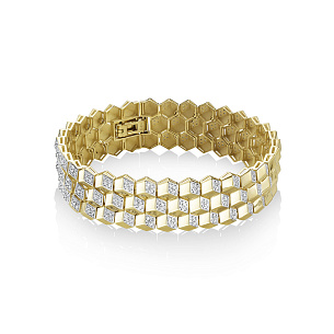 Браслет из золота с бриллиантом