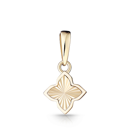 Подвеска из желтого золота