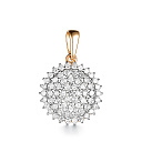 Подвеска из красного золота