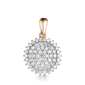 Подвеска из красного золота