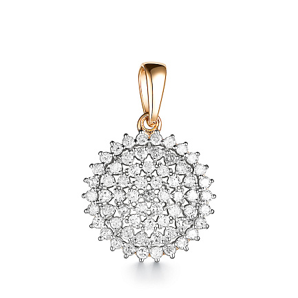 Подвеска из красного золота