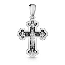 Крест ручной работы из серебра