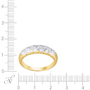 Кольцо из желтого золота с бриллиантами