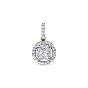 Подвеска из золота с бриллиантом