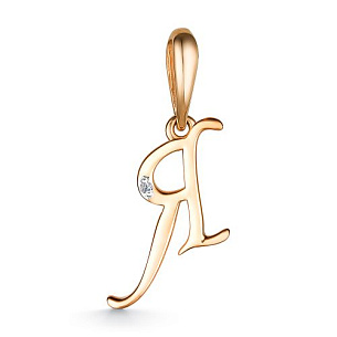 Подвеска из красного золота