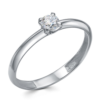 Кольцо из платины с бриллиантом