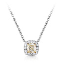 Колье из белого золота с бриллиантами