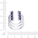 Кольцо из серебра с фианитом