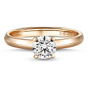 Кольцо из золота с бриллиантом