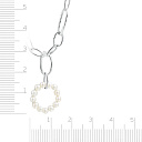 Колье из серебра с жемчугом