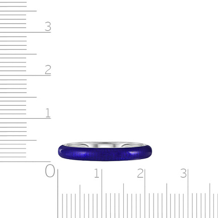 Кольцо из серебра с эмалью