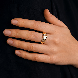 Кольцо из желтого золота