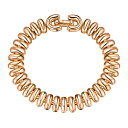 Браслет декоративный из серебра с позолотой