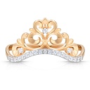 Кольцо из красного золота с фианитом