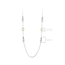 Колье из серебра с позолотой