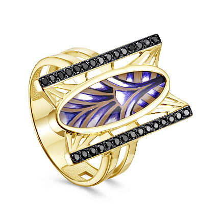 Кольцо из желтого золота