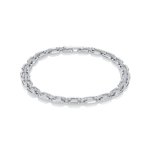 Браслет из белого золота с бриллиантами