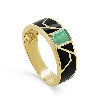 Кольцо из желтого золота