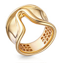 Кольцо из серебра с позолотой