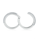 Кольцо из серебра с фианитом