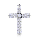 Подвеска из серебра с фианитом