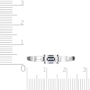 Кольцо из белого золота с бриллиантами