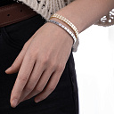 Браслет декоративный из серебра