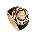 Печатка из красного золота с бриллиантами