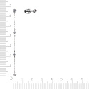 Пусеты из белого золота с бриллиантами