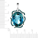 Подвеска из белого золота