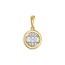 Подвеска из золота с бриллиантами