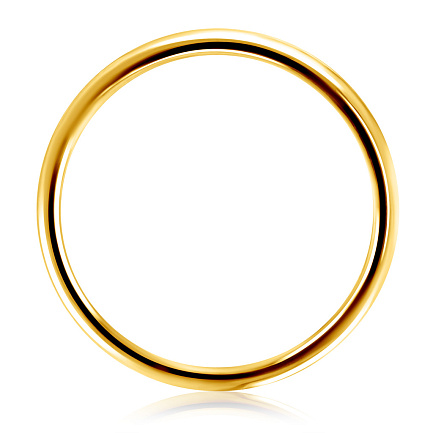 Кольцо обручальное из желтого золота с бриллиантами