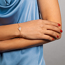 Браслет из красного золота с бриллиантами, перламутром