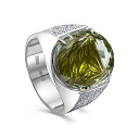 Кольцо из белого золота с бриллиантами