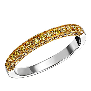 Платиновое кольцо с бриллиантами, позолотой