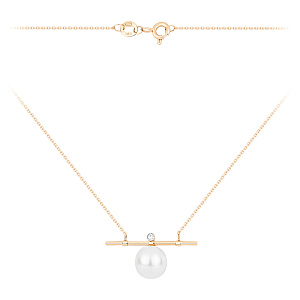 Колье из красного золота