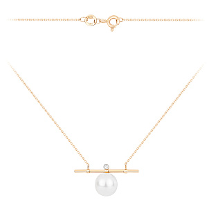 Колье из красного золота