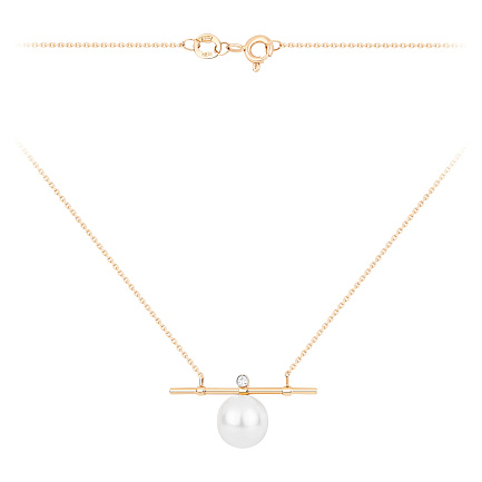 Колье из красного золота